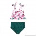Mother and Daughter Bikini Suit Sling Flower High Waist Two-Piece Parent-Child Swimsuit Color A Size Child-XL Child-XL